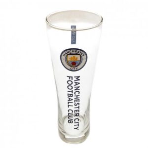 Manchester City FC Tall Beer Glass