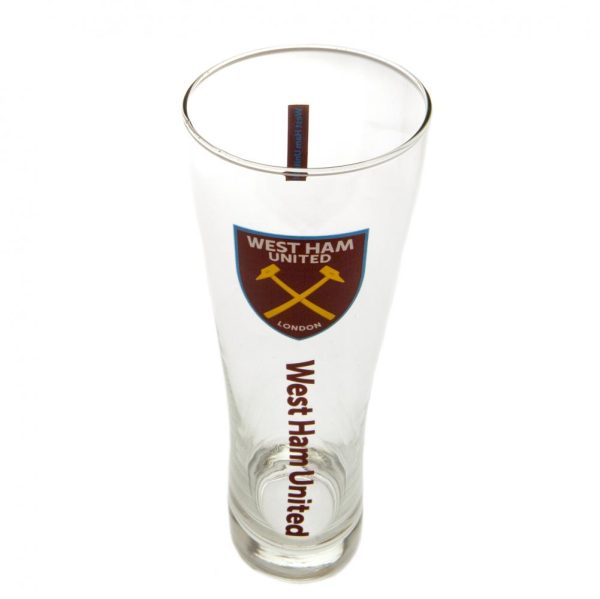 West Ham United FC Tall Beer Glass - Image 4