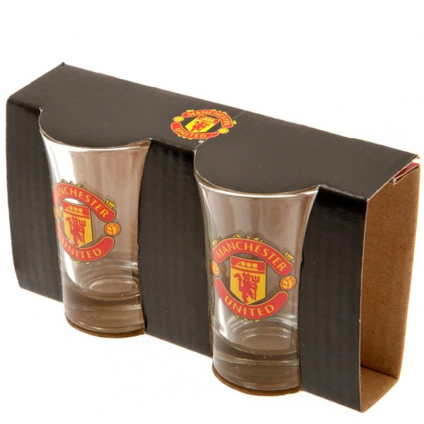 Manchester United FC 2pk Shot Glass Set - Image 8
