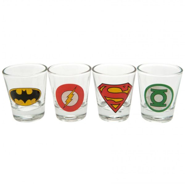 DC Comics 4pk Shot Glass Set - Image 4