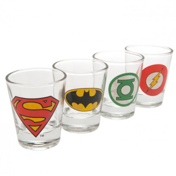 DC Comics 4pk Shot Glass Set - Image 6