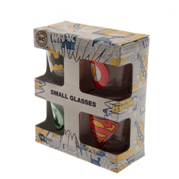 DC Comics 4pk Shot Glass Set - Image 8