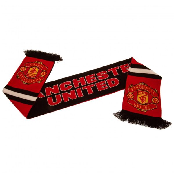 Manchester United FC Stripe Scarf - Image 6