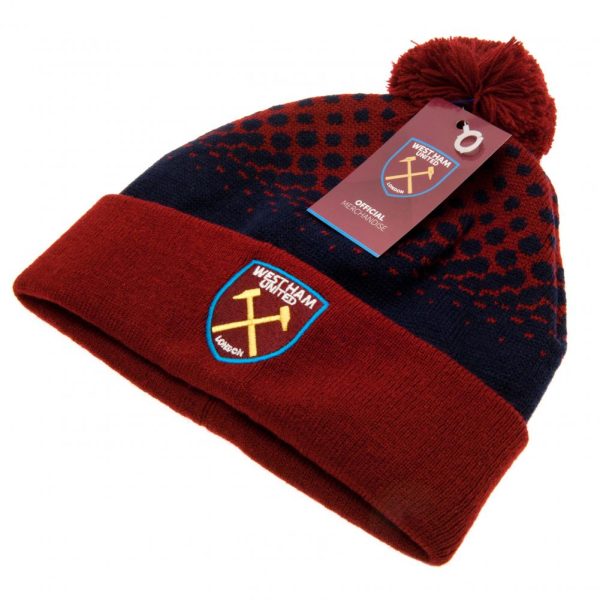 West Ham United FC Fade Ski Hat - Image 8