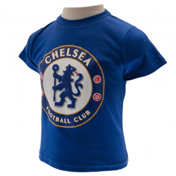 Chelsea FC T Shirt & Short Set 12/18 mths - Image 6