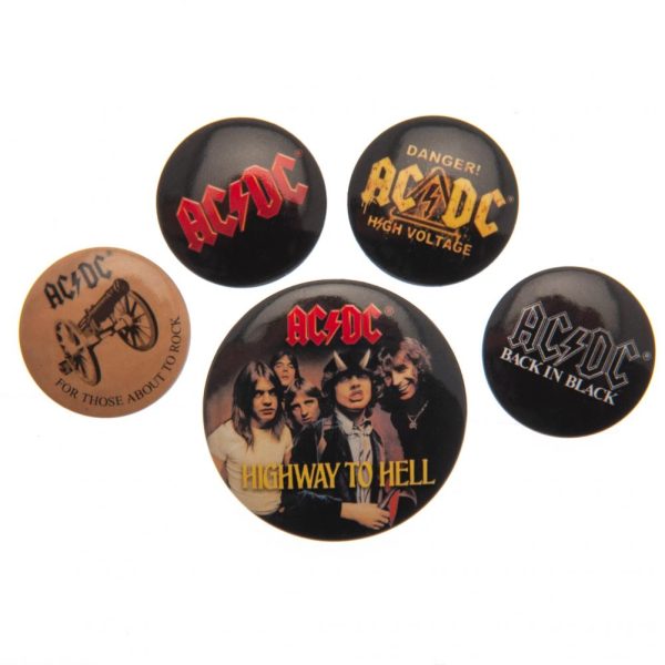 AC/DC Button Badge Set - Image 4
