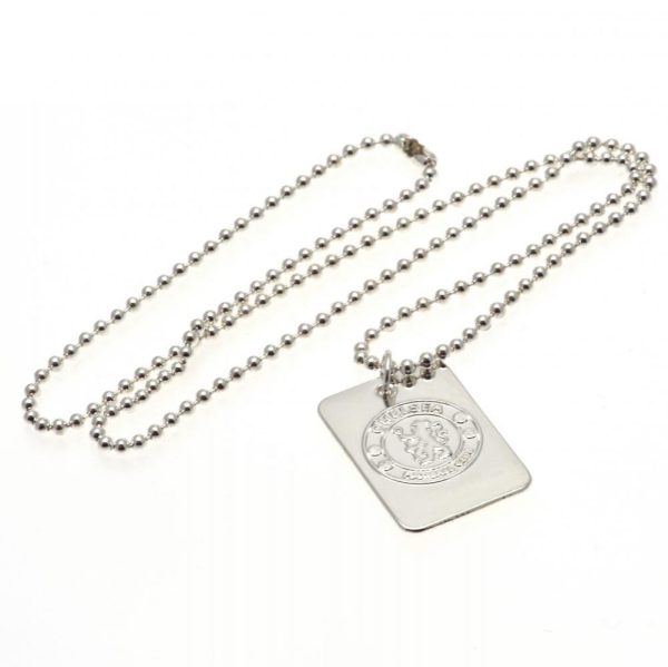 Chelsea FC Silver Plated Dog Tag & Chain - Image 6
