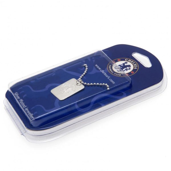 Chelsea FC Silver Plated Dog Tag & Chain - Image 8