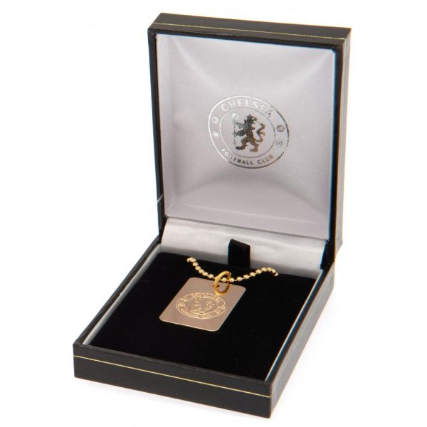 Chelsea FC Gold Plated Dog Tag & Chain - Image 8