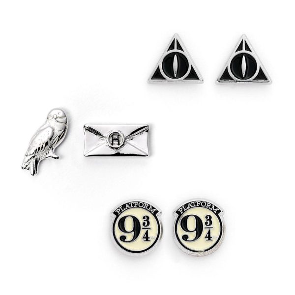Harry Potter Silver Plated Earring Set CL - Image 4
