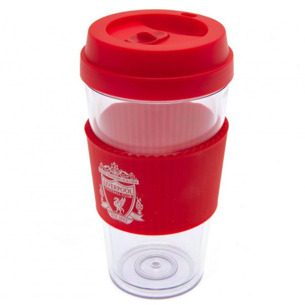Liverpool FC Crest Silicone Grip Travel Mug - Image 6