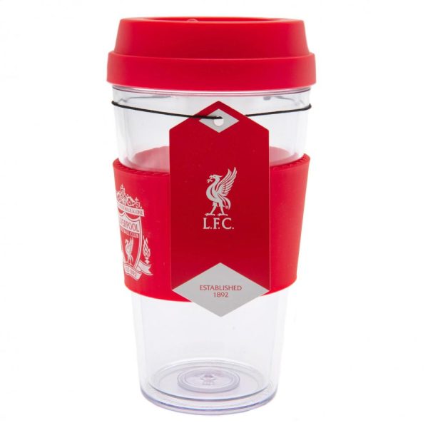 Liverpool FC Crest Silicone Grip Travel Mug - Image 8