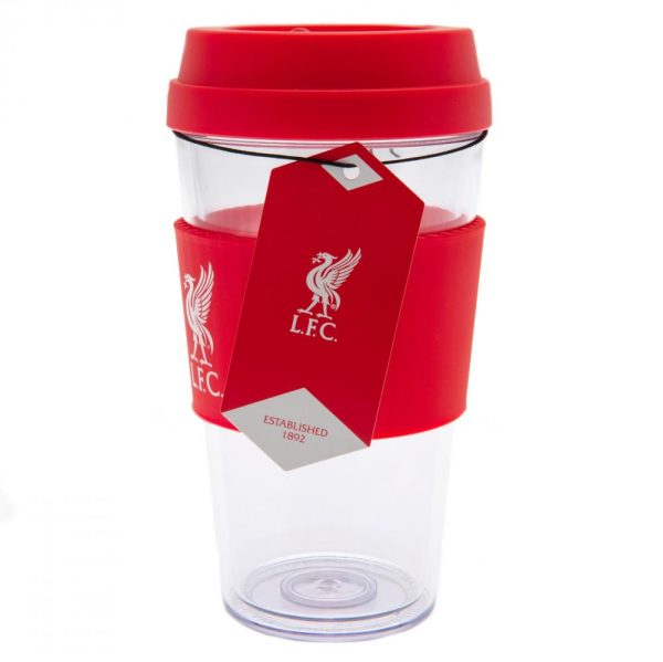 Liverpool FC Liverbird Silicone Grip Travel Mug - Image 8