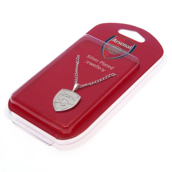 Arsenal FC Silver Plated Pendant & Chain XL - Image 8