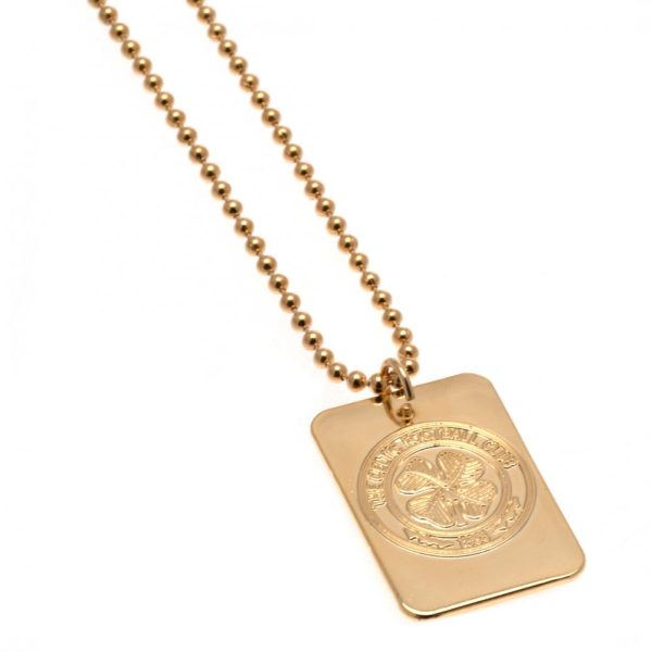 Celtic FC Gold Plated Dog Tag & Chain - Image 6
