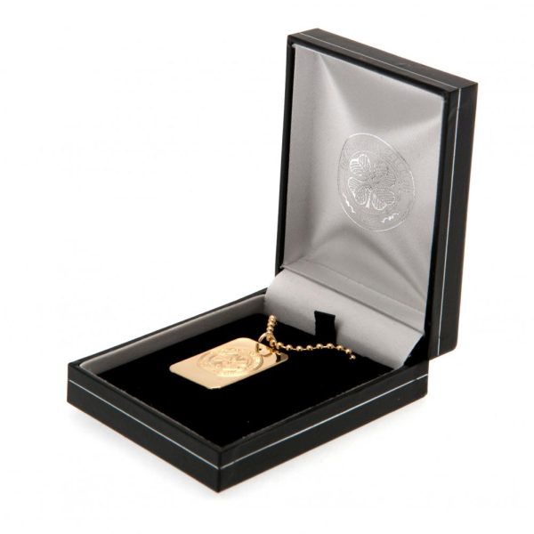 Celtic FC Gold Plated Dog Tag & Chain - Image 8