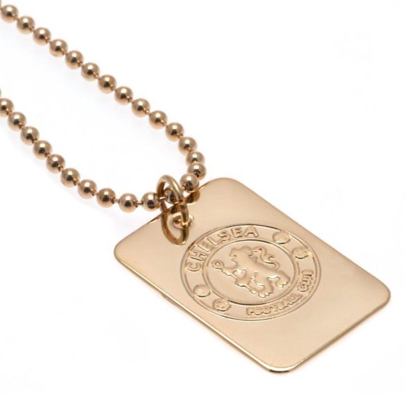 Chelsea FC Gold Plated Dog Tag & Chain - Image 6