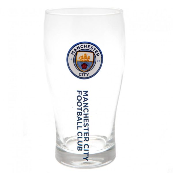 Manchester City FC Tulip Pint Glass - Image 4