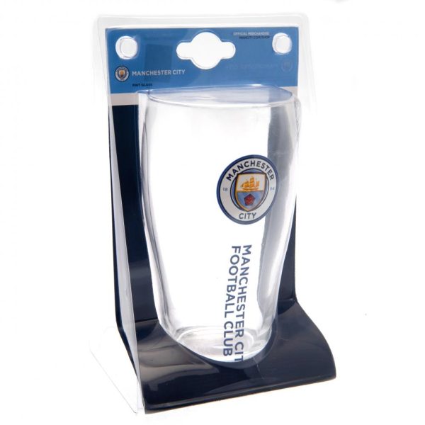 Manchester City FC Tulip Pint Glass - Image 6