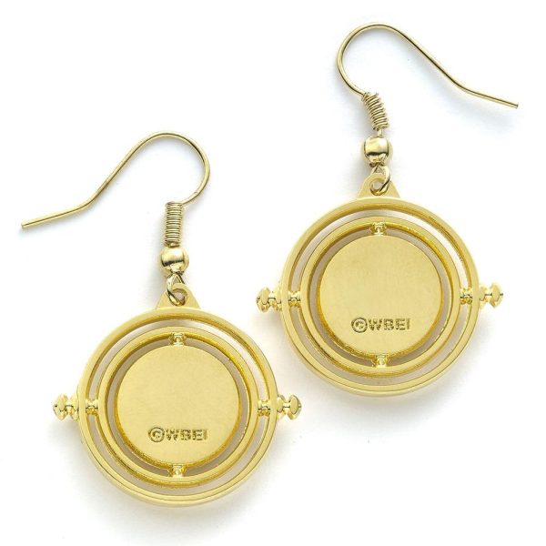 Harry Potter Gold Plated Time Turner Hook Earrings - Image 6