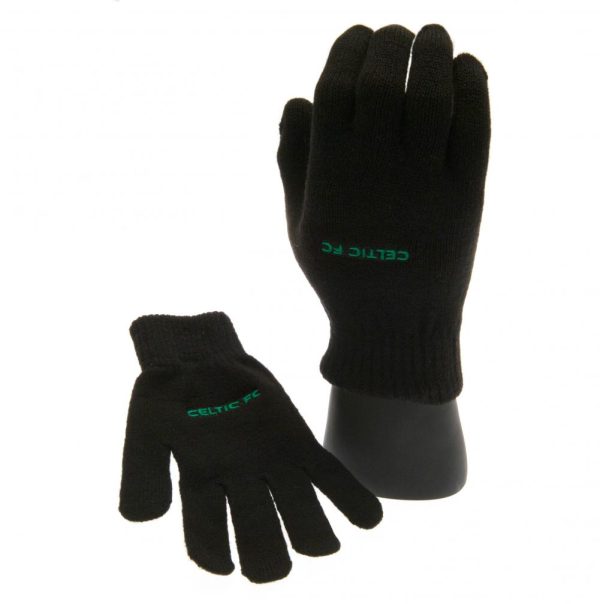 Celtic FC Knitted Gloves Junior - Image 4