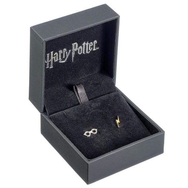 Harry Potter Sterling Silver Earrings Lightning Bolt & Glasses - Image 6