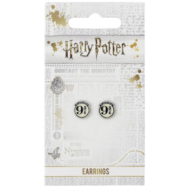 Harry Potter Silver Plated 9 & 3 Quarters Stud Earrings - Image 6