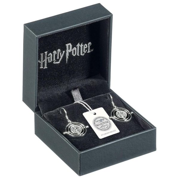 Harry Potter Sterling Silver Crystal Earrings Time Turner - Image 6