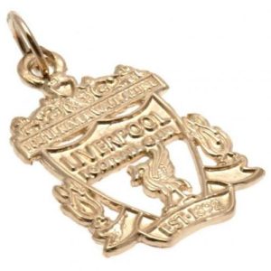 Liverpool FC 9ct Gold Pendant Crest Small