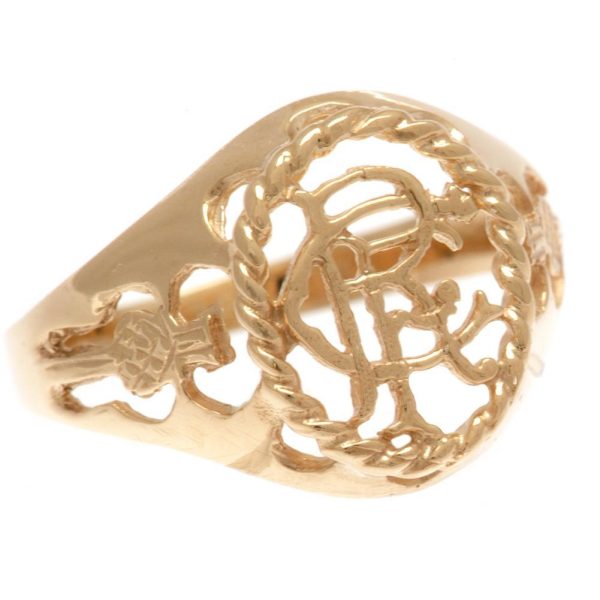 Rangers FC 9ct Gold Crest Ring X-Small - Image 6