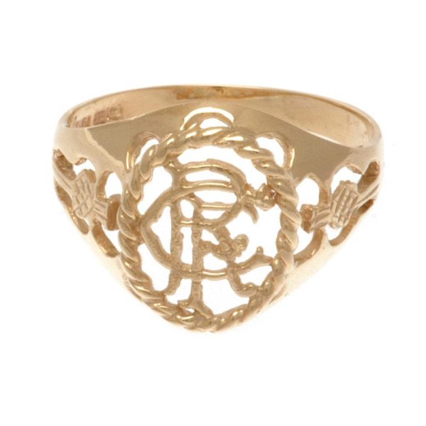 Rangers FC 9ct Gold Crest Ring X-Small - Image 8