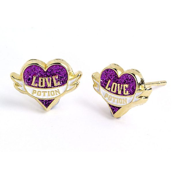 Harry Potter Gold Plated Love Potion Stud Earrings - Image 4
