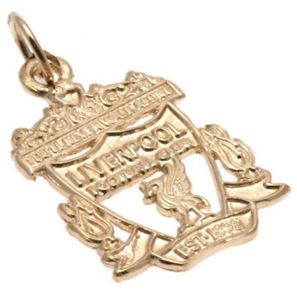 Liverpool FC 9ct Gold Pendant Crest Medium - Image 4