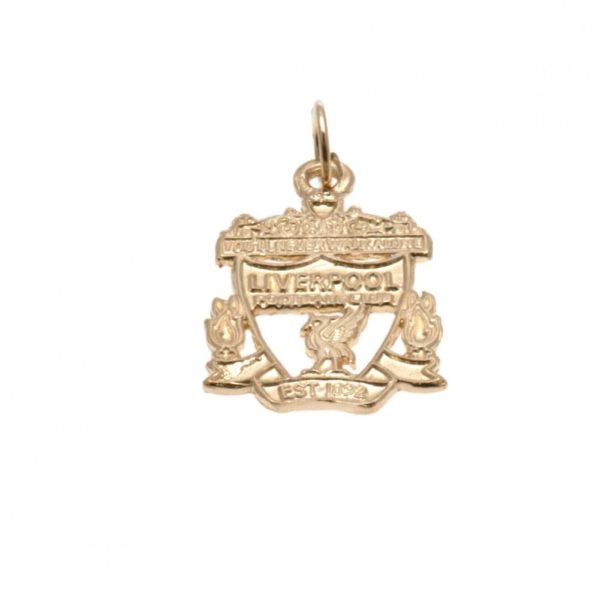 Liverpool FC 9ct Gold Pendant Crest Medium - Image 8