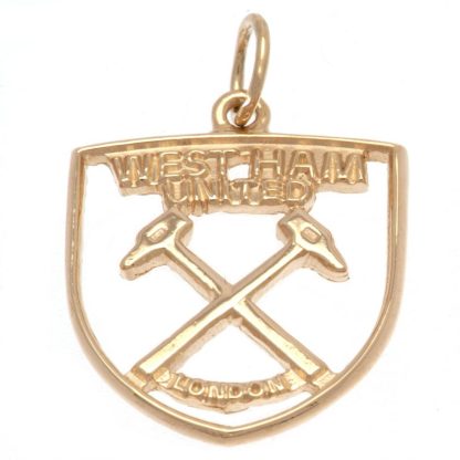 West Ham United FC 9ct Gold Pendant Crest - Image 8