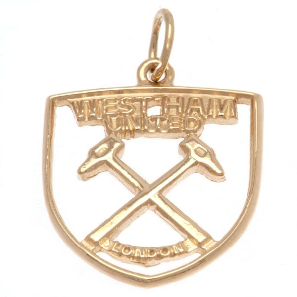 West Ham United FC 9ct Gold Pendant Crest - Image 8