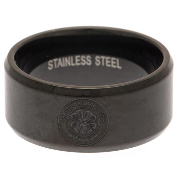 Celtic FC Black IP Ring Large - Image 4