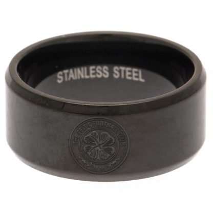 Celtic FC Black IP Ring Medium - Image 4