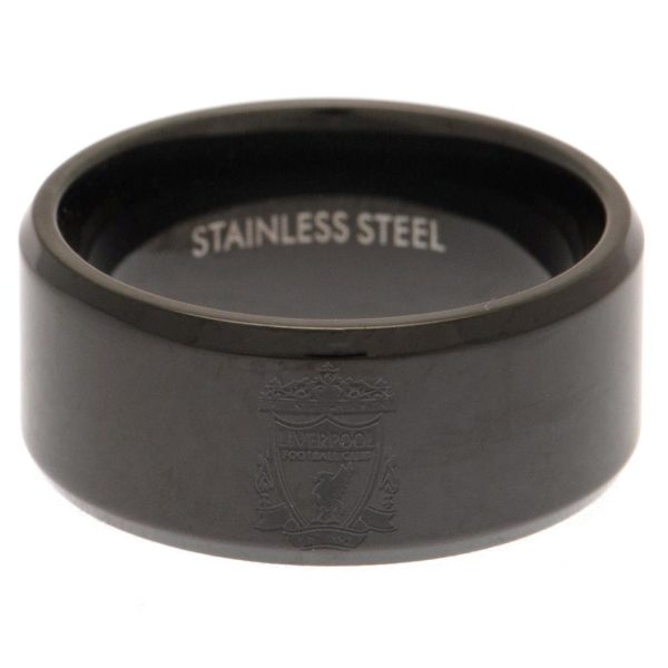 Liverpool FC Black IP Ring Small - Image 4