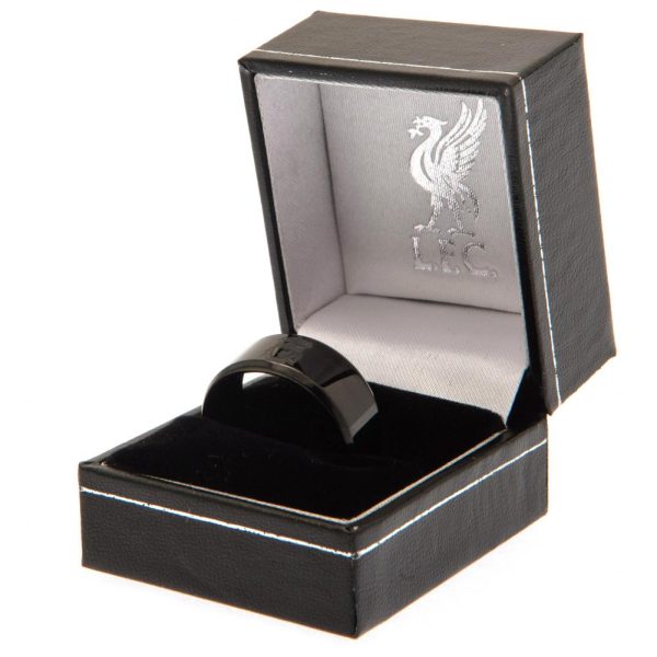 Liverpool FC Black IP Ring Small - Image 8