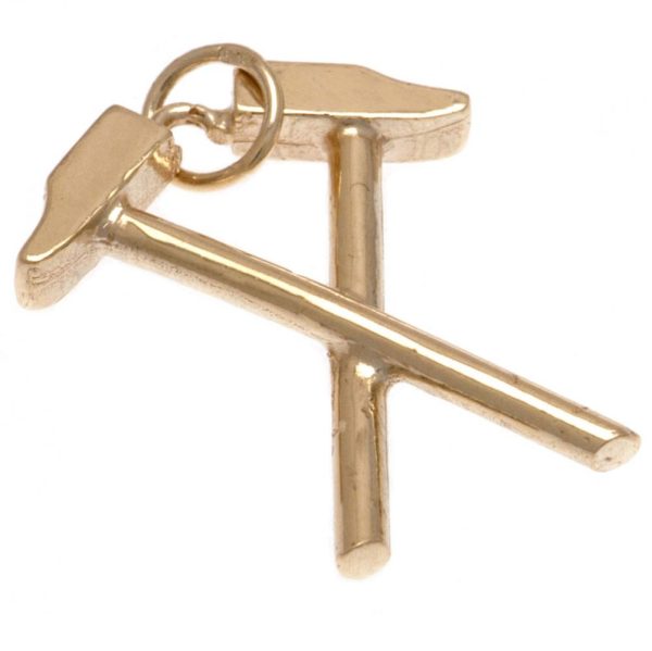 West Ham United FC 9ct Gold Pendant Hammers - Image 4