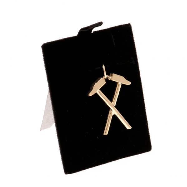 West Ham United FC 9ct Gold Pendant Hammers - Image 8