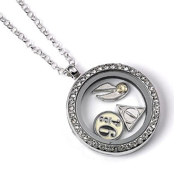 Harry Potter Silver Plated Charm Locket Necklace - Image 4
