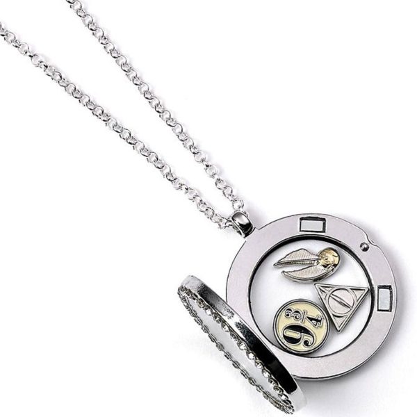 Harry Potter Silver Plated Charm Locket Necklace - Image 6
