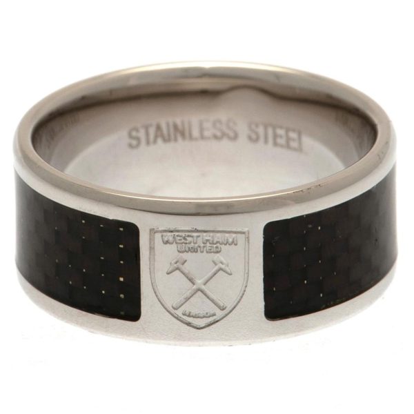 West Ham United FC Carbon Fibre Ring Small - Image 4