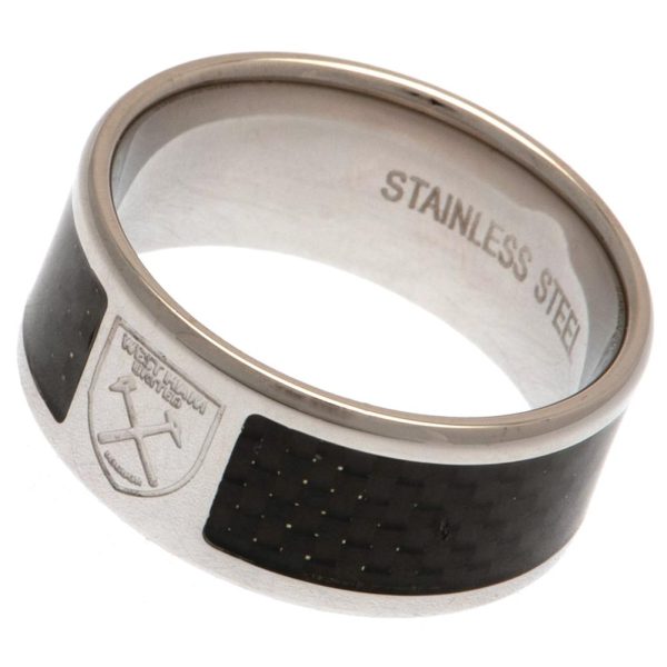 West Ham United FC Carbon Fibre Ring Small - Image 6