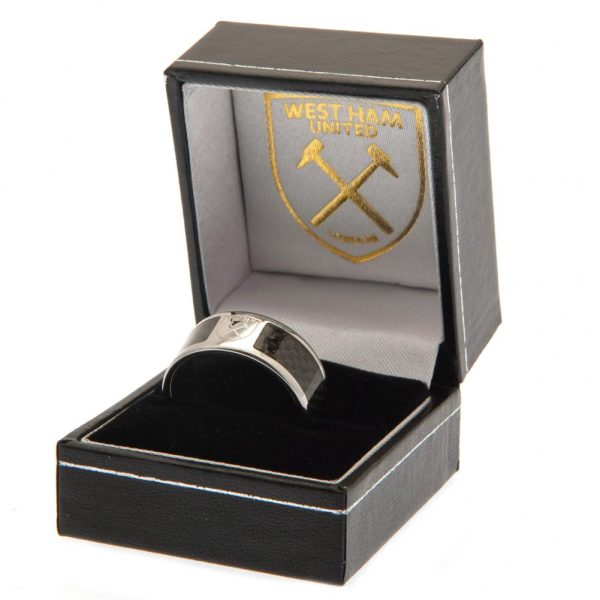 West Ham United FC Carbon Fibre Ring Small - Image 8