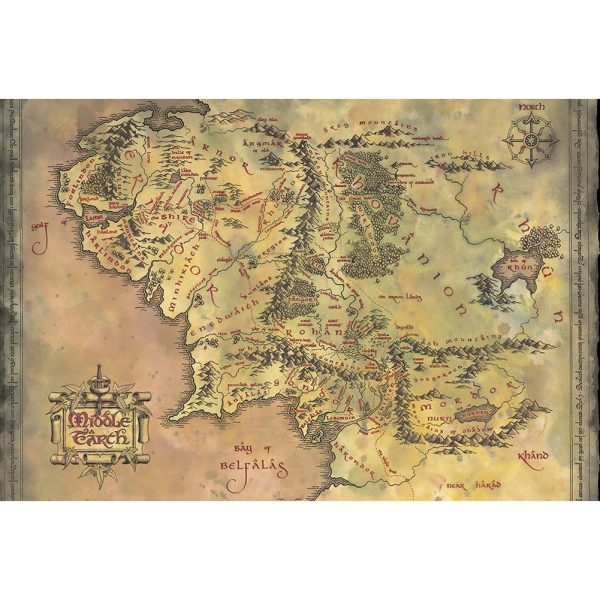 The Lord Of The Rings Poster Middle Earth 192 - Image 4