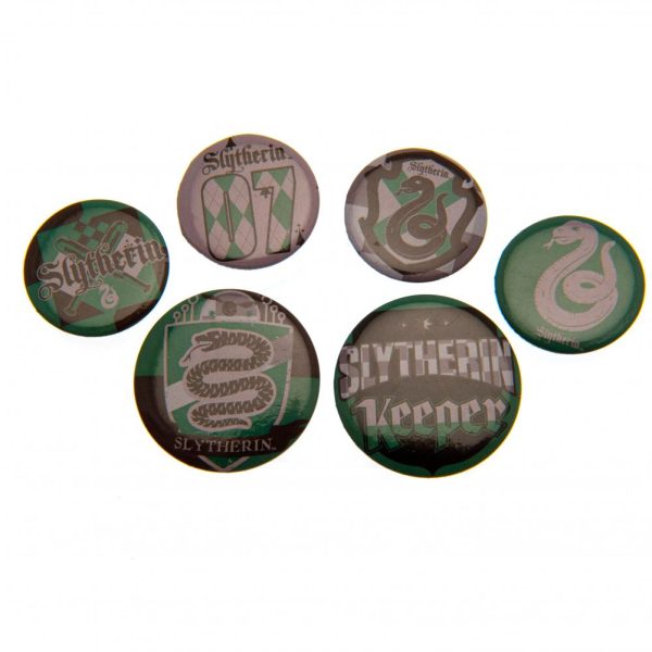 Harry Potter Button Badge Set Slytherin - Image 6