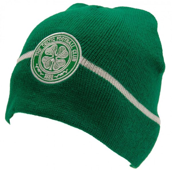 Celtic FC Stripe Beanie - Image 4